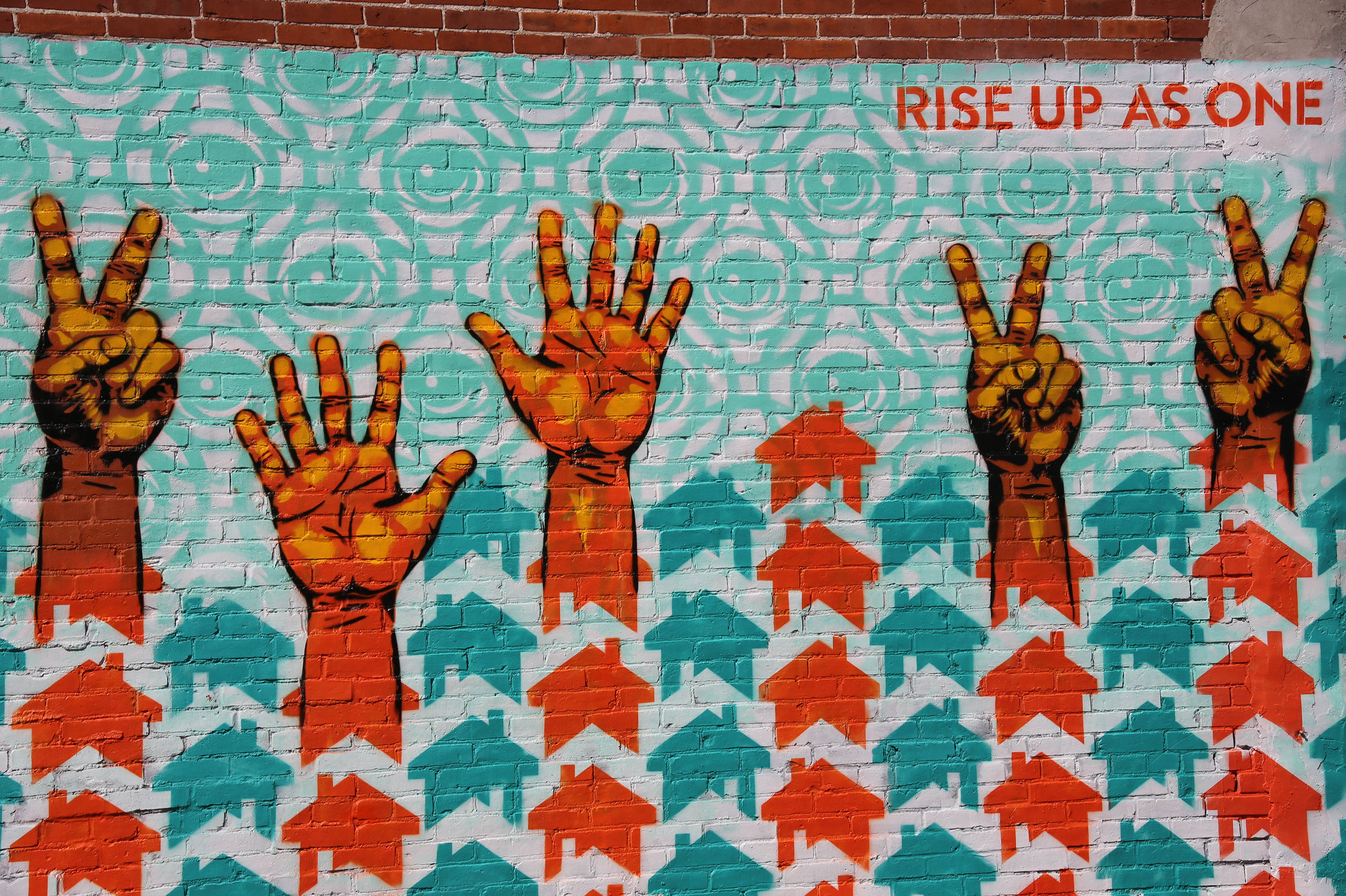 'Rise Up As One' mural in Old North St. Louis.